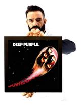 Quadro Decorativo Capa Lp Vinil Deep Purple Fireball 33x33cm