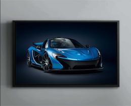 Quadro Decorativo Carro Azul Super Máquinas Salas Quartos Tela Canvas Premium G01 Quadro Decorativo Carro Azul Super Máquinas Salas Quartos Tela Canvas Premium G01