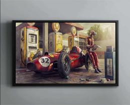 Quadro Decorativo Carro Corrida Super Máquinas Salas Quartos Tela Canvas Premium