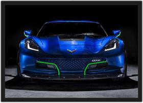 Quadro Decorativo Carro Corvette Quartos Salas Decoração Com Moldura Quadro Decorativo Carro Corvette Quartos Salas Decoração Com Moldura