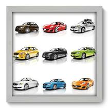 Quadro Decorativo - Carros - 33cm x 33cm - 089qdib