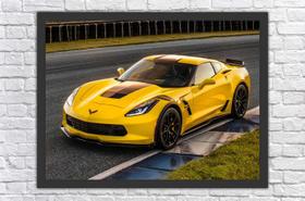Quadro Decorativo Carros Corvette Salas Quartos Decorações Com Moldura Quadro Decorativo Carros Corvette Salas Quartos Decorações Com Moldura