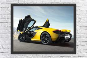Quadro Decorativo Carros McLaren Salas Quartos Decorações Com Moldura Quadro Decorativo Carros McLaren Salas Quartos Decorações Com Moldura