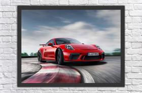 Quadro Decorativo Carros Porsche Vermelho Salas Quartos Decorações Com Moldura Quadro Decorativo Carros Porsche Vermelho Salas Quartos Decorações Com Moldura