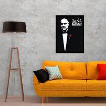 Quadro Decorativo Cart O Poderoso Chefão Godfather 45X34Cm