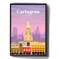 Quadro Decorativo Cartagena Colombia Cidades Famosas