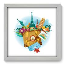 Quadro Decorativo - Cartão Postal - 33cm x 33cm - 202qdmb