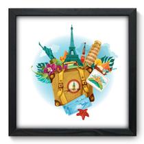 Quadro Decorativo - Cartão Postal - 33cm x 33cm - 202qdmp