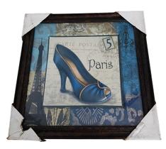 Quadro Decorativo - Cartão Postal Paris - Elegância em Alto Relevo