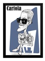 Quadro Decorativo Cartola Samba Raiz Desenho
