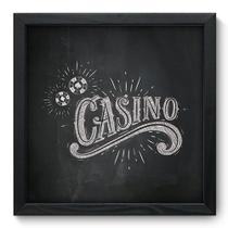 Quadro Decorativo - Casino - 33cm x 33cm - 116qddp
