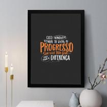 Quadro Decorativo Caso Ninguém Tenha Dito 33X24Cm - Vidro