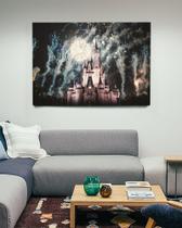 Quadro Decorativo Castelo Disney Canvas 50x70 - Foto Paulista