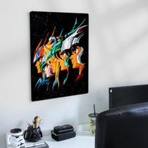 Quadro Decorativo Cavaleiros do Zodíaco Mdf 27x20cm