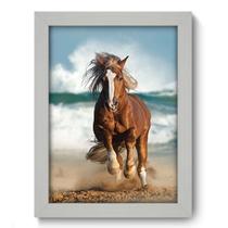 Quadro Decorativo - Cavalo - 19cm x 25cm - 086qdsb