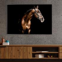 Quadro Decorativo Cavalo De Perfil