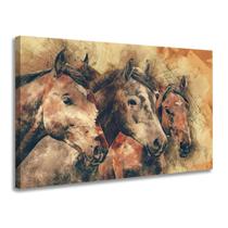 Quadro Decorativo Cavalo Decoração Sala Fazenda Escrítório Tela Canvas Grande Borda Infinita Quadro Decorativo Cavalo Decoração Sala Fazenda Escrítório Tela Canvas Grande Borda Infinita