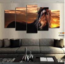 Quadro Decorativo Cavalo Hd 63x130mt em Tecido Quadro Decorativo Cavalo Hd 63x130mt em Tecido