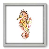 Quadro Decorativo - Cavalo Marinho - 33cm x 33cm - 158qdsb Quadro Decorativo - Cavalo Marinho - 33cm x 33cm - 158qdsb