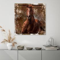 Quadro Decorativo Cavalo Marrom - Datela