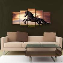 Quadro Decorativo Cavalo Negro Horse Hd 129x61 Quarto Sala Quadro Decorativo Cavalo Negro Horse Hd 129x61 Quarto Sala