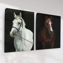 Quadro Decorativo Cavalos Kit 2 Quadros Quadro Decorativo Cavalos Kit 2 Quadros