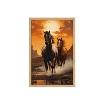 Quadro Decorativo Cavalos: Mod. 0403 Quadro Decorativo Cavalos: Mod. 0403