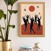Quadro Decorativo Celebração A Lua 33X24Cm