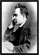 Quadro Decorativo Celebridades Friedrich Nietzsche Filosofia Com Moldura RC010 - Vital Printer