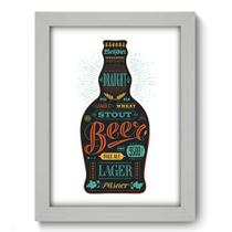 Quadro Decorativo - Cerveja - 19cm x 25cm - 331qdcb