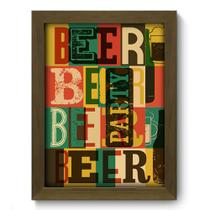 Quadro Decorativo - Cerveja - 19cm x 25cm - 336qdcm