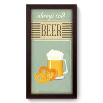 Quadro Decorativo - Cerveja - 19cm x 34cm - 333qdcp