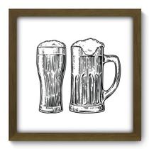 Quadro Decorativo - Cerveja - 33cm x 33cm - 191qdcm