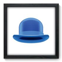 Quadro Decorativo - Chapéu - 33cm x 33cm - 391qddp Quadro Decorativo - Chapéu - 33cm x 33cm - 391qddp