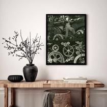 Quadro Decorativo Chaplin Tempos Modernos - 70x50cm Quadro Decorativo Chaplin Tempos Modernos - 70x50cm
