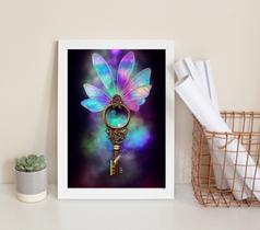 Quadro Decorativo Chave Mágica - Arquétipo 33X24Cm Quadro Decorativo Chave Mágica - Arquétipo 33X24Cm