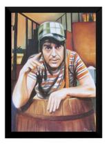 Quadro Decorativo Chaves Arte Poster Moldurado