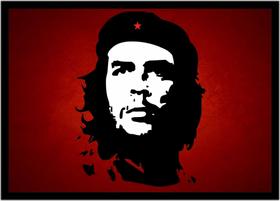 Quadro Decorativo Che Guevara Quartos Salas Escritórios Com Moldura RC007