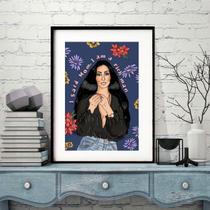 Quadro Decorativo Cher - I Said Mon... 60x48cm Quadro Decorativo Cher - I Said Mon... 60x48cm