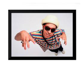 Quadro Decorativo Chico Science Foto Poster Moldurado