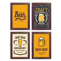 Quadro Decorativo Churrasqueira Cerveja Chopp Área Gourmet
