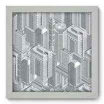 Quadro Decorativo - Cidade - 22cm x 22cm - 102qndab