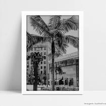Quadro Decorativo Cidade Beverly Hills em Moldura Caixa