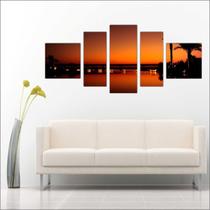 Quadro Decorativo Cidade Dubai Salas Interiores Decoração TT5 Quadro Decorativo Cidade Dubai Salas Interiores Decoração TT5