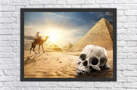 Quadro Decorativo Cidade Egito Salas Decorações Com Moldura Quadro Decorativo Cidade Egito Salas Decorações Com Moldura