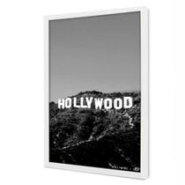 Quadro Decorativo Cidade Hollywood em Moldura Caixa