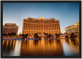 Quadro Decorativo Cidade Las Vegas Decoração De Salas Com Moldura