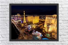 Quadro Decorativo Cidade Las Vegas Salas Decorações Com Moldura Quadro Decorativo Cidade Las Vegas Salas Decorações Com Moldura