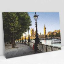 Quadro Decorativo Cidade Londres - Big Bem em tela Canvas