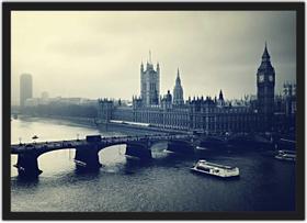 Quadro Decorativo Cidade Londres Decoração De Salas Com Moldura Quadro Decorativo Cidade Londres Decoração De Salas Com Moldura